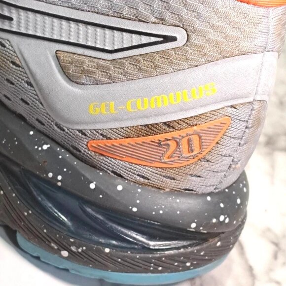 Women's Asics GEL Cumulus 20 LE Gym Train Sport Jog Runner 1012A218 Grey Size 10 - Picture 8 of 14